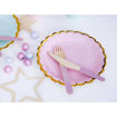 Picture of PAPER PLATES BABY PINK 18CM - 6 PACK